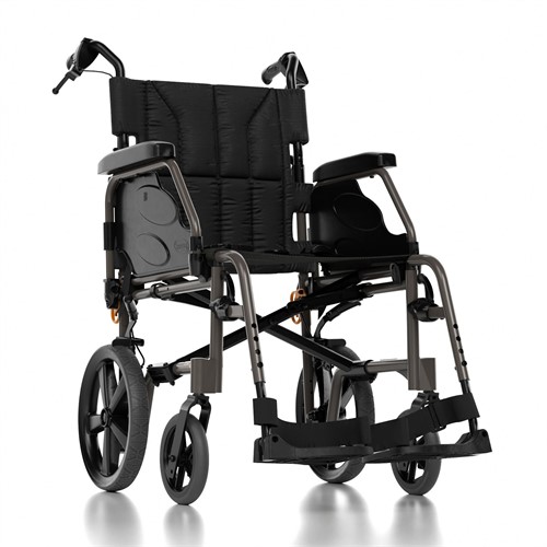 Carrozzina transito Action2 Transit Lite - seduta 40,5 cm BR1673114 Invacare