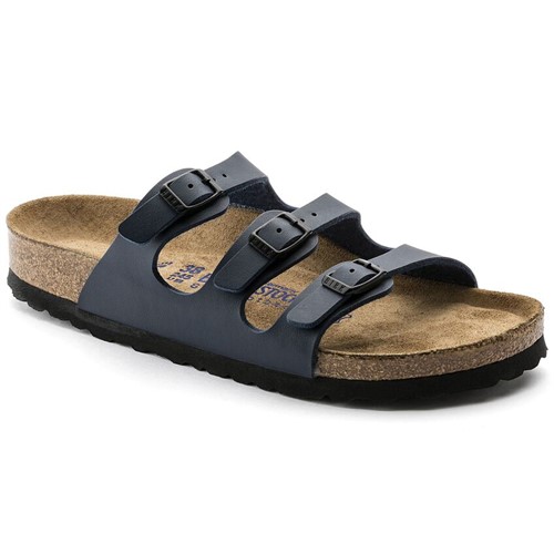 Ciabatta Florida plantare morbido Birko-Flor Blue Calzata stretta Birkenstock 554713