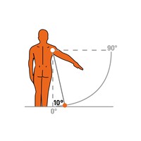 Tutore abduttore per spalla con immobilizzazione in abduzione fissa a 10° Top - S 10° Ro+Ten PR2-E110 PR2E110