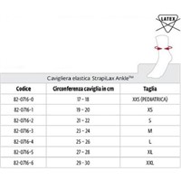 Cavigliera elastica Strapilax con bendaggio a 8 regolabile 82-0716-X DJO
