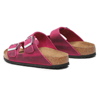 Ciabatta Arizona plantare morbido Pelle oliata Dusty Rosa Calzata stretta Birkenstock 1024133