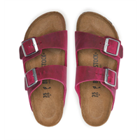 Ciabatta Arizona plantare morbido Pelle oliata Dusty Rosa Calzata stretta Birkenstock 1024133