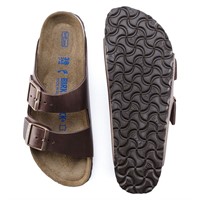 Ciabatta Arizona plantare morbido Pelle oliata Habana Calzata stretta Birkenstock 452763