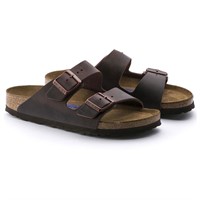 Ciabatta Arizona plantare morbido Pelle oliata Habana Calzata stretta Birkenstock 452763