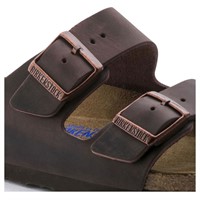 Ciabatta Arizona plantare morbido Pelle oliata Habana Calzata stretta Birkenstock 452763