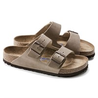 Ciabatta Arizona plantare morbido Pelle oliata Tobacco Brown Calzata stretta Birkenstock 552813