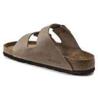 Ciabatta Arizona plantare morbido Pelle oliata Tobacco Brown Calzata stretta Birkenstock 552813