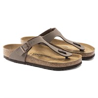 Ciabatta Gizeh Birko-Flor Nubuck Mocha Calzata Normale Birkenstock 043751