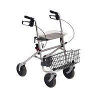 Deambulatore rollator freni a cavo Easy Silver 15605200 Wimed