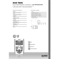 Elettrostimolatore 2 canali Duo Tens G3729 Globus