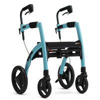 Rollator convertivile in carrozzina Rollz Motion 2.1 - colore Azzurro Kinemed