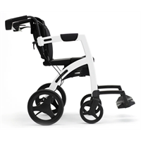 Rollator convertivile in carrozzina Rollz Motion 2.1 - colore Bianco Kinemed