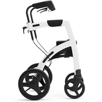 Rollator convertivile in carrozzina Rollz Motion 2.1 - colore Bianco Kinemed