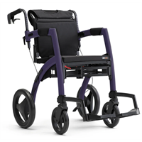 Rollator convertivile in carrozzina Rollz Motion 2.1 - colore Viola Opaco K70348-VRO Kinemed