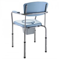 Sedia wc senza ruote foro centrale regolabile in altezza Omega Eco H440 1542903 Invacare